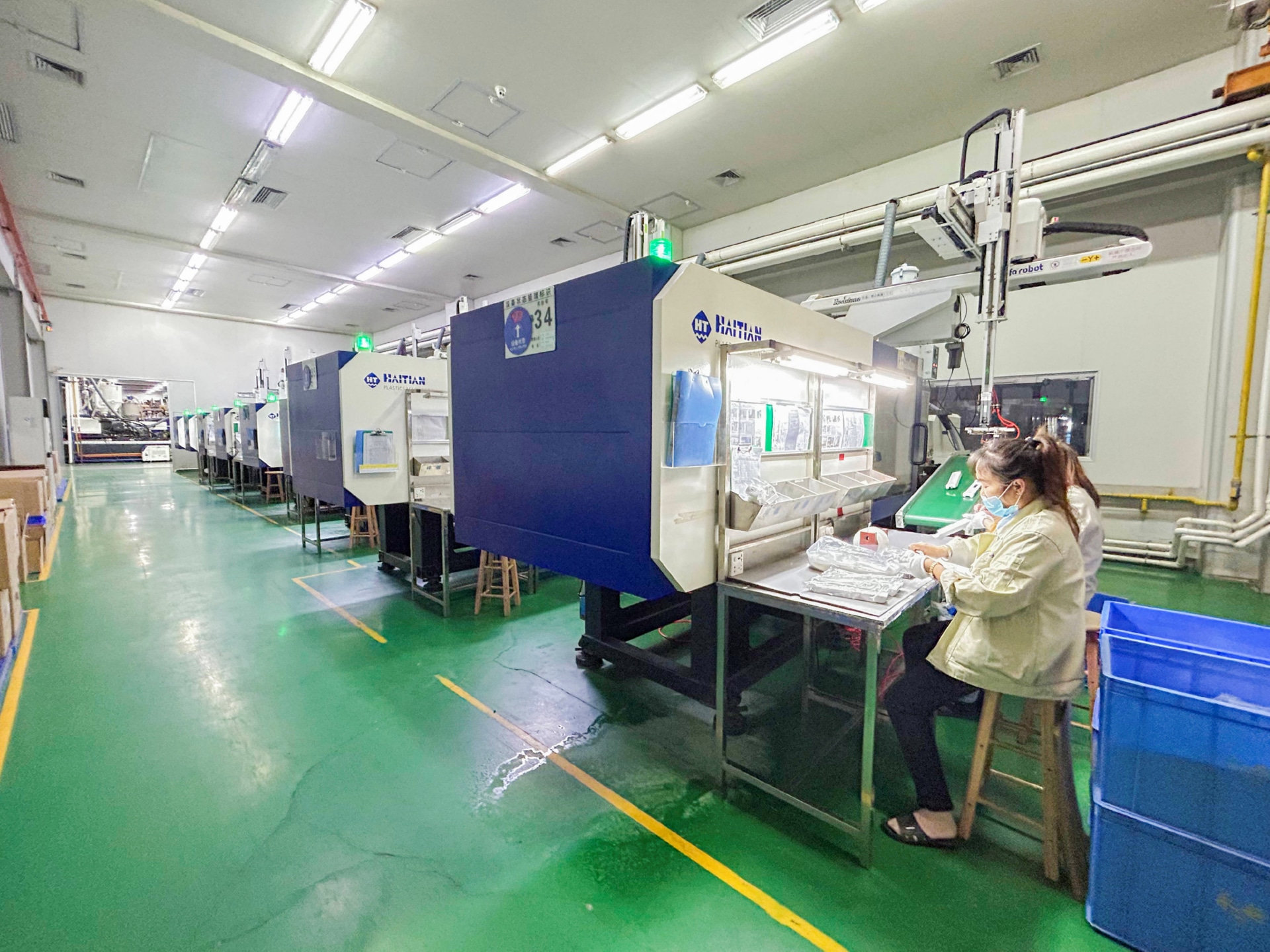 广东永超注塑模具加工厂家注塑加工车间实拍图片