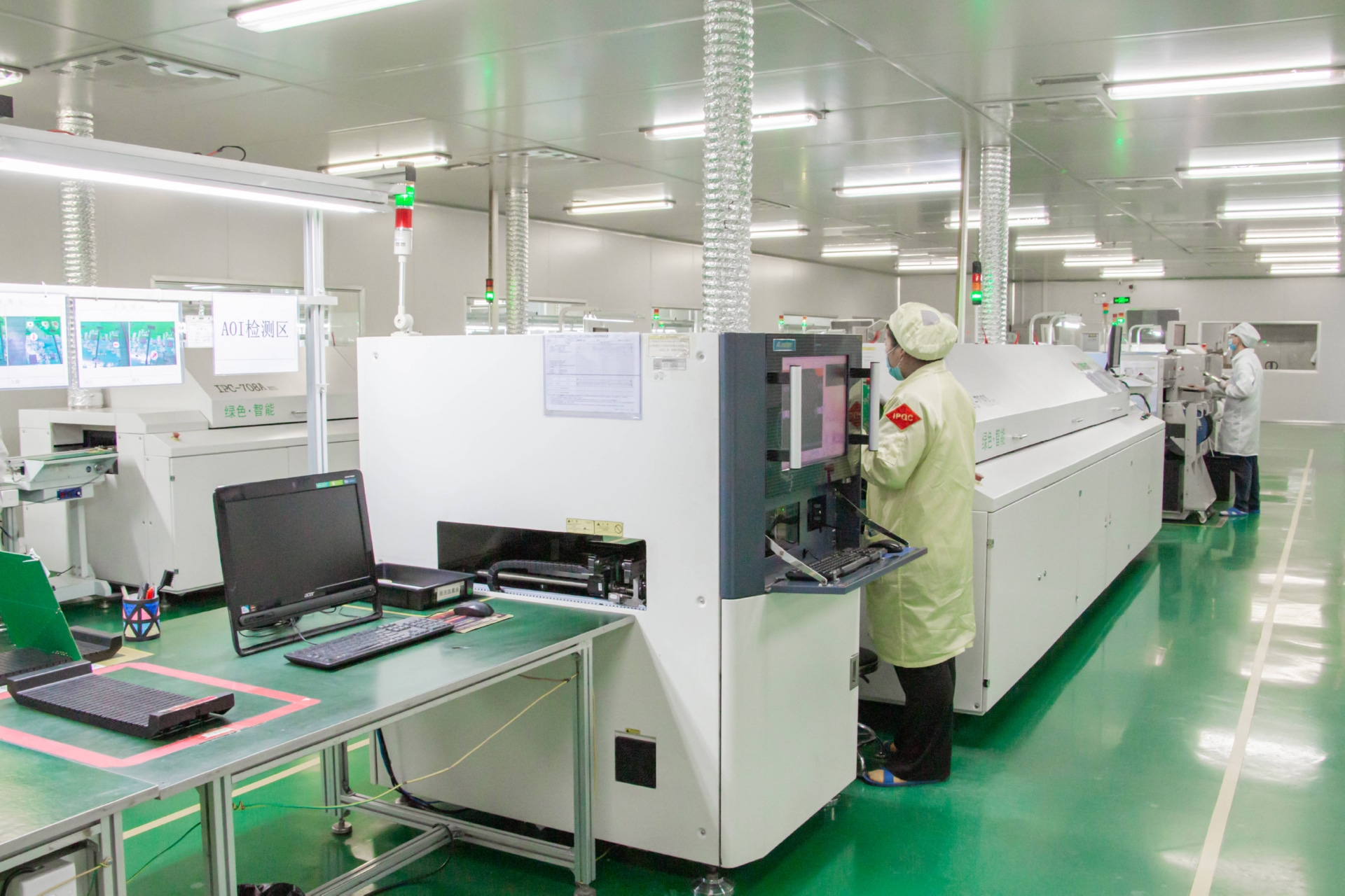 广东永超注塑模具加工厂家SMT贴片车间实拍图片