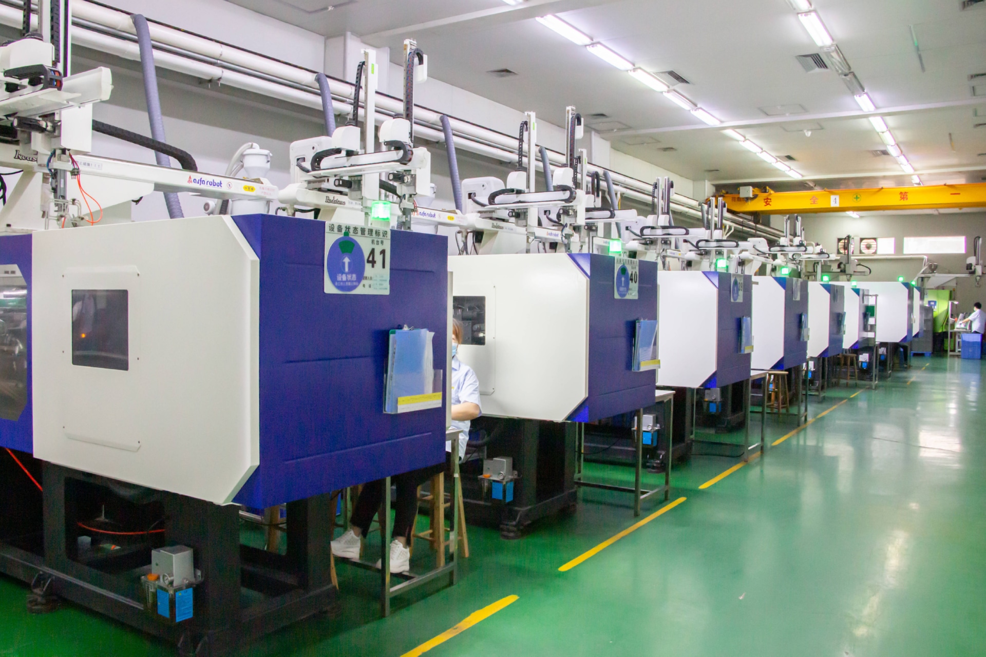 广东永超塑胶模具厂家注塑车间实拍图片