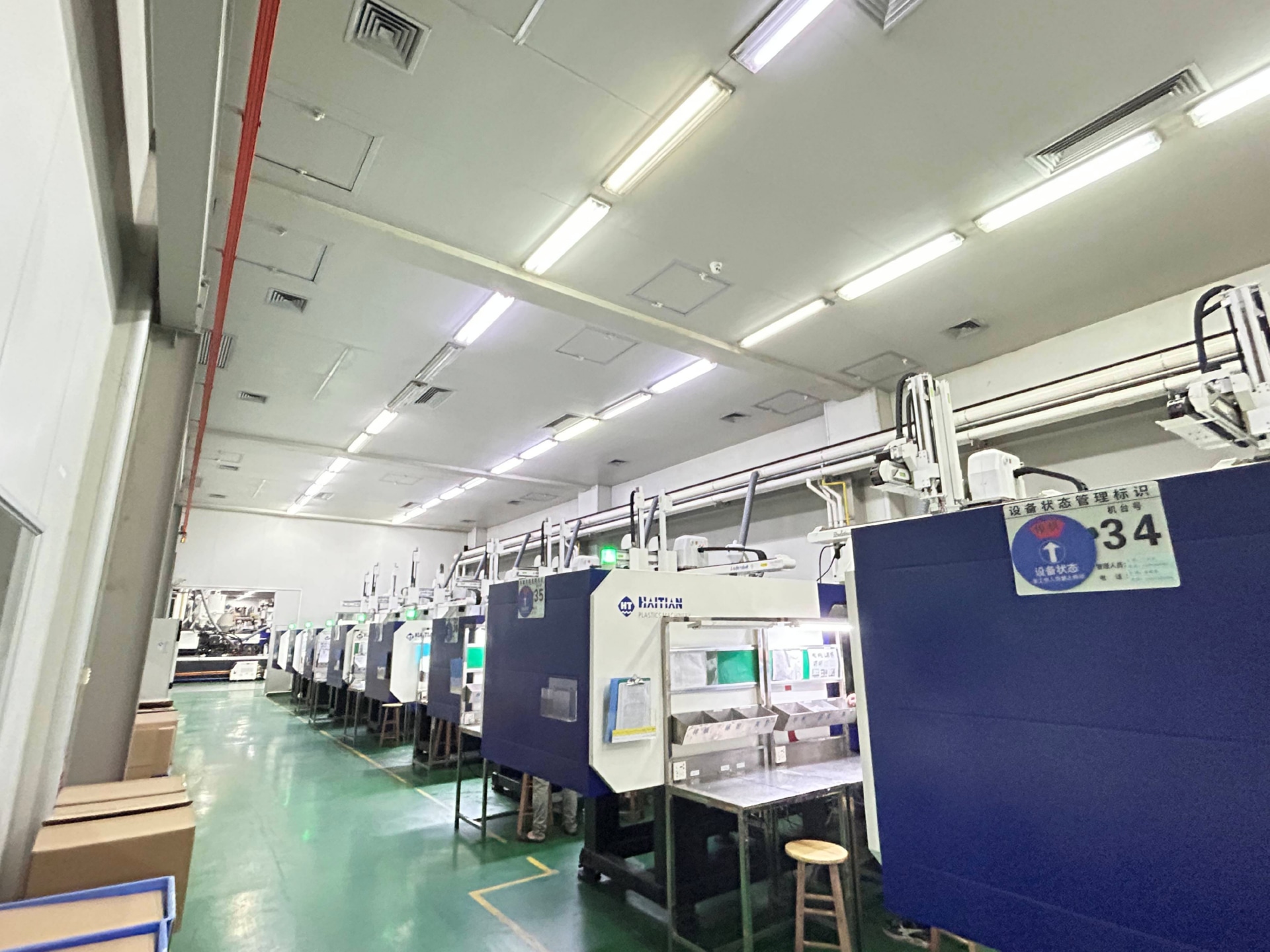 广东永超塑胶模具厂家注塑车间实拍图片