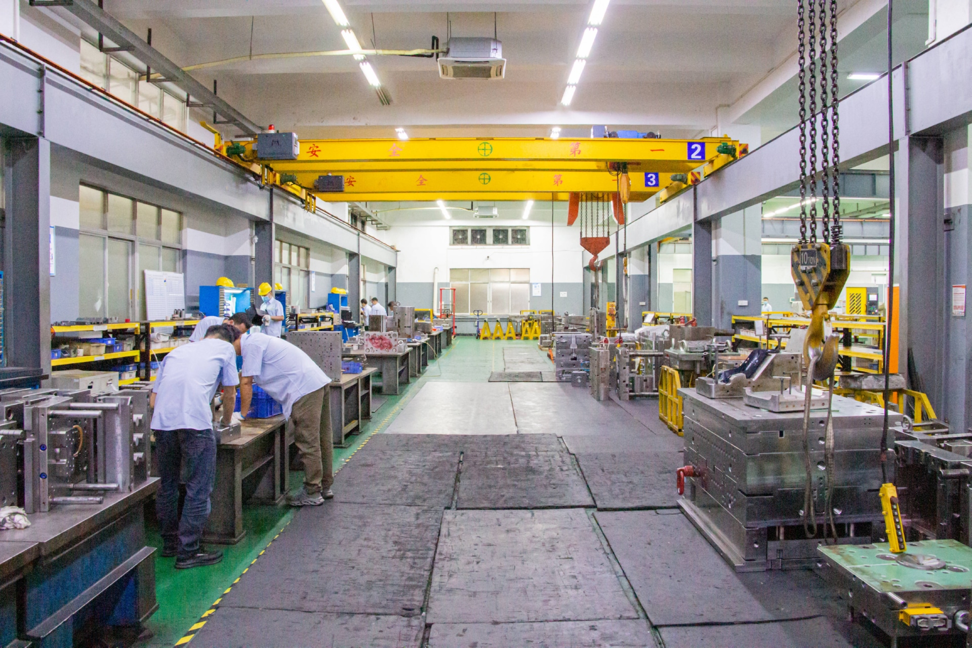 广东永超注塑模具加工厂家注塑加工车间实拍图片